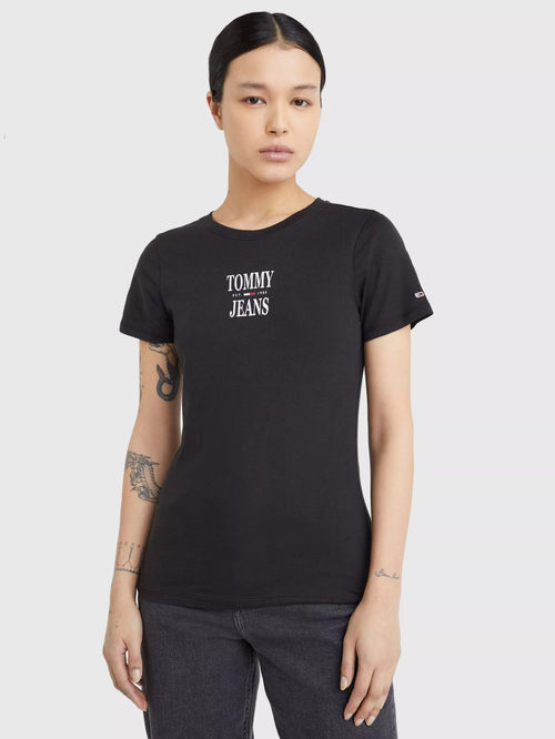 Tommy Jeans dámské černé tričko