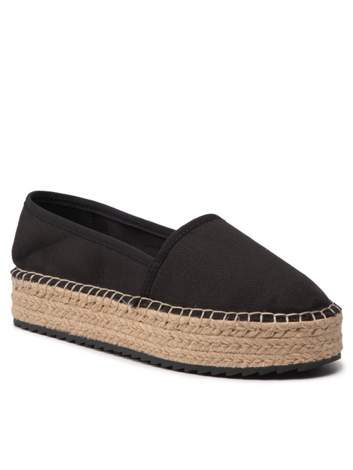 Tommy Jeans dámské černé espadrilky