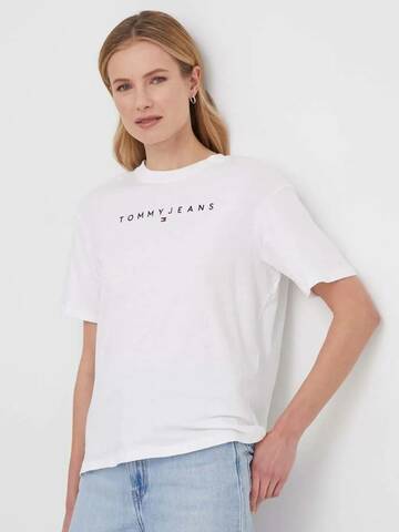 Tommy Jeans dámské bílé tričko