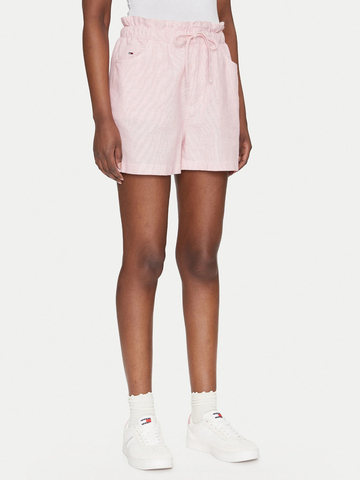 Tommy Jeans dámské růžové kraťasy