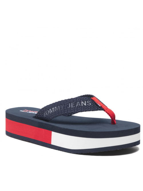 Tommy Jeans dámské tmavěmodré žabky