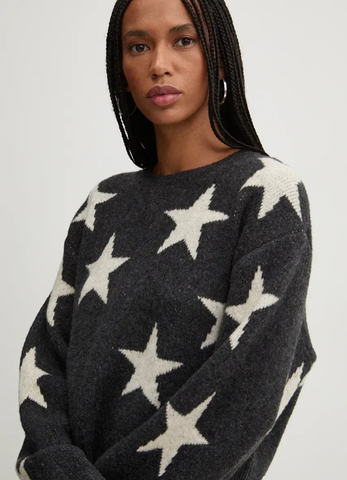 Tommy Jeans dámský tmavě šedý svetr