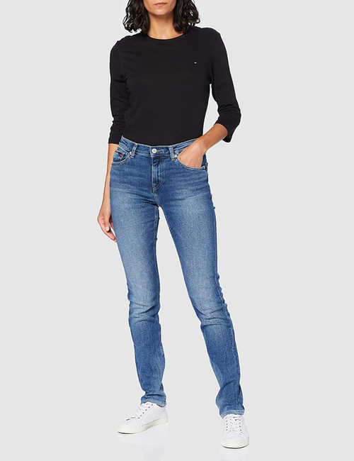 Tommy Jeans dámské modré džíny