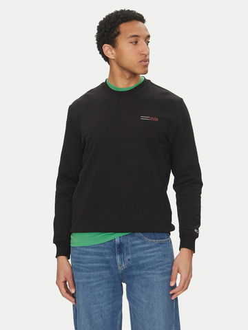 Tommy Jeans pánská černá mikina