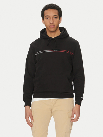 Tommy Jeans pánská černá mikina