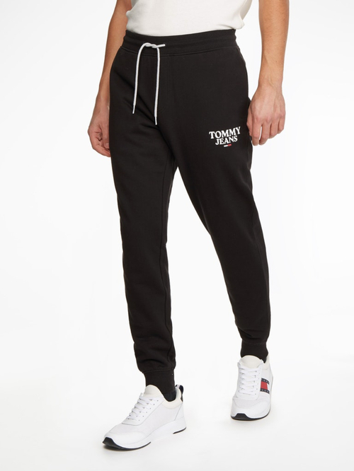 Tommy Jeans pánské černé tepláky