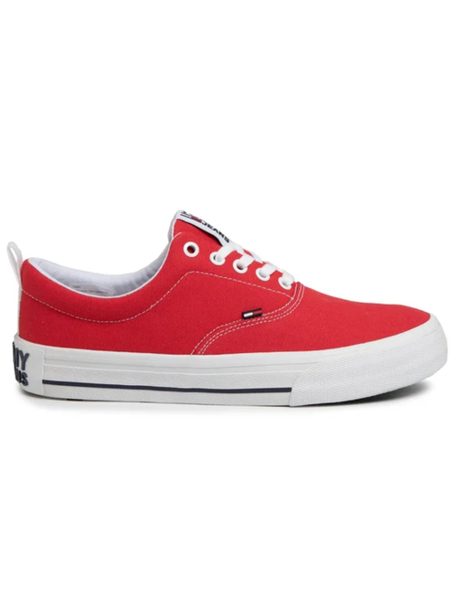 Tommy Jeans pánské červené tenisky