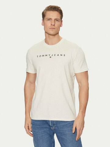 Tommy Jeans pánské krémové tričko