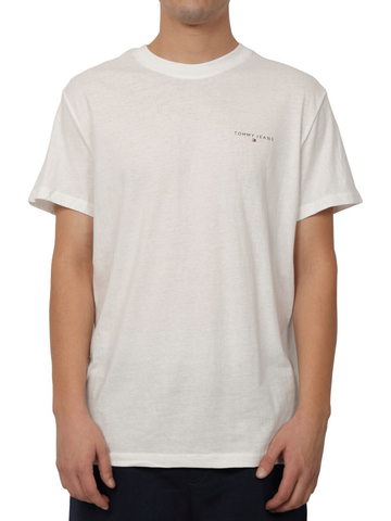 Tommy Jeans pánské bílé tričko