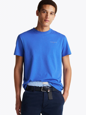 Tommy Jeans pánské světle modré tričko