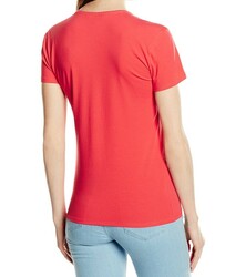 Tommy Hilfiger dámské červené tričko Lizzy - L (616)