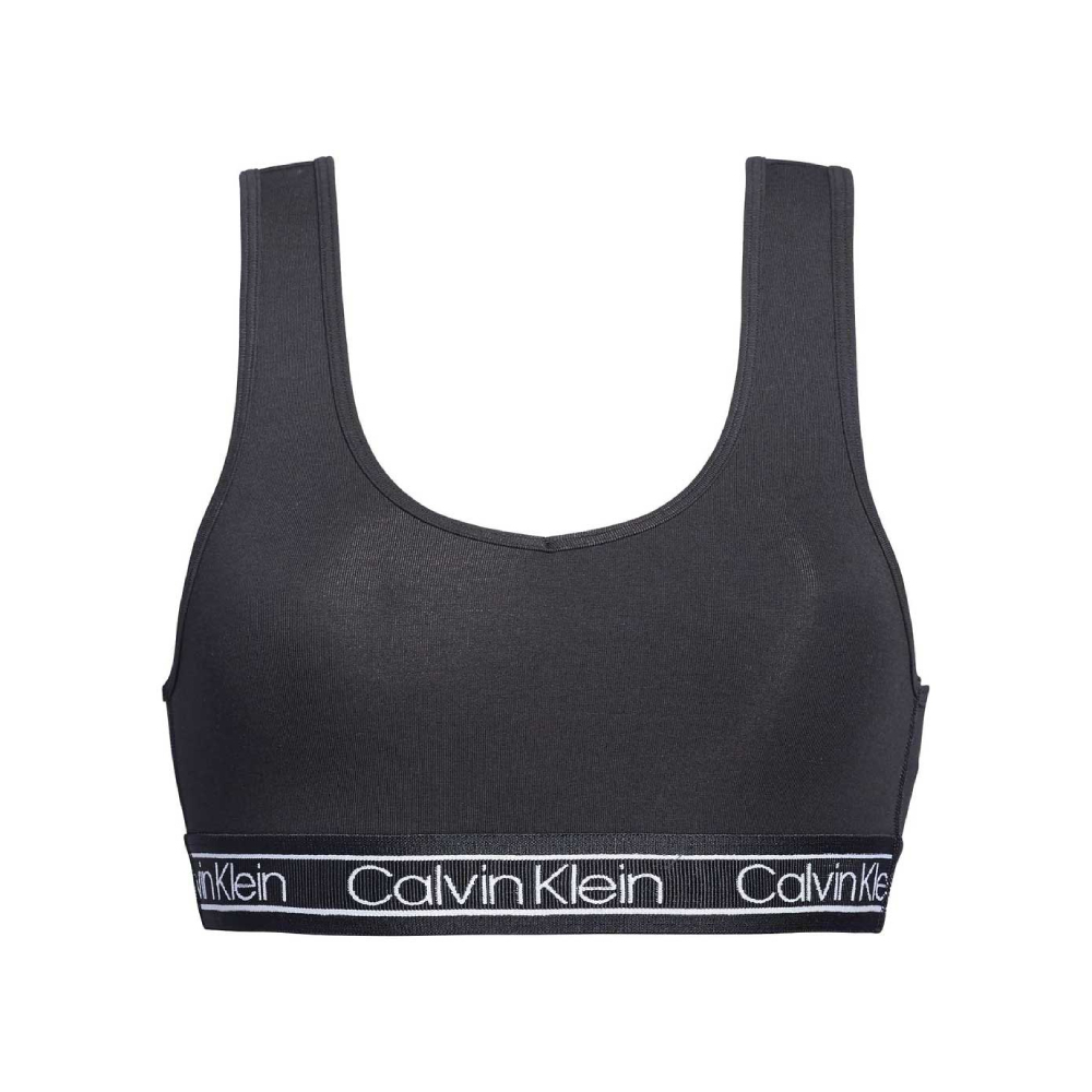 detail Calvin Klein dámská černá sportovní podprsenka