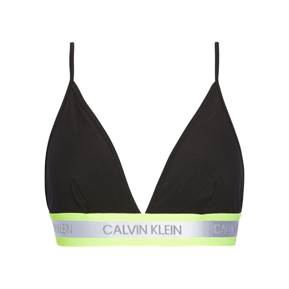 detail Calvin Klein dámská černá podprsenka Triangle