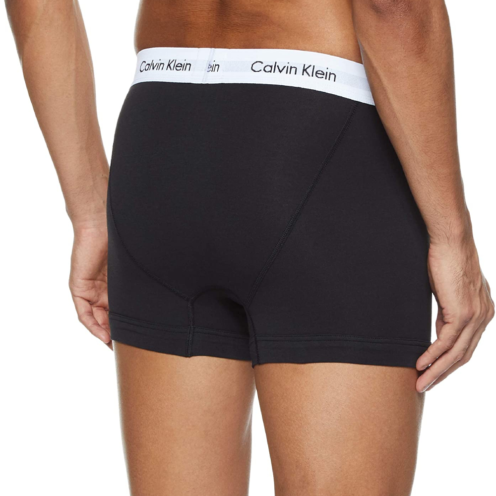 detail Calvin Klein pánské černé boxerky 3pack