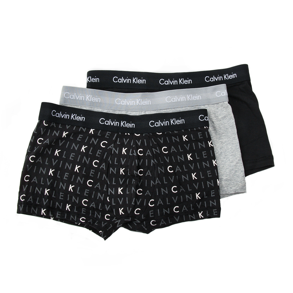 detail Calvin Klein pánské boxerky 3pack