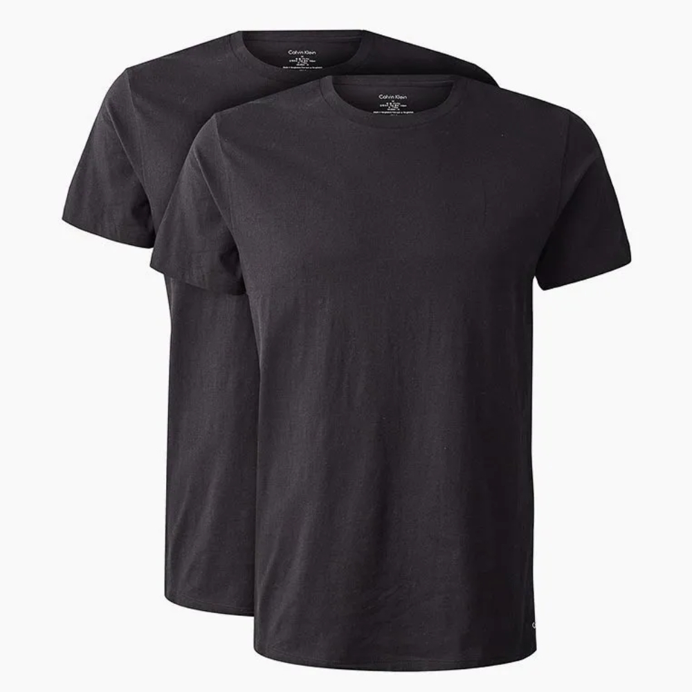 detail Calvin Klein pánské černé trika 2pack
