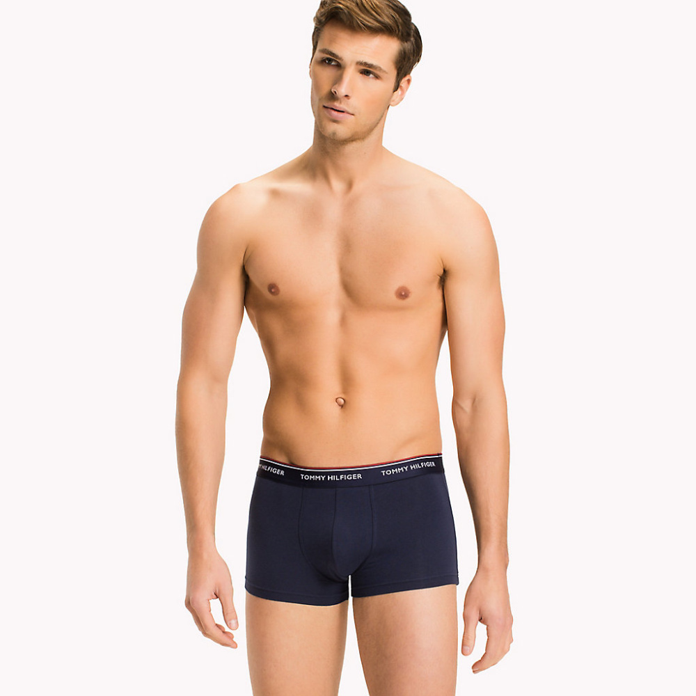 detail Tommy Hilfiger sada pánských tmavě modrých boxerek