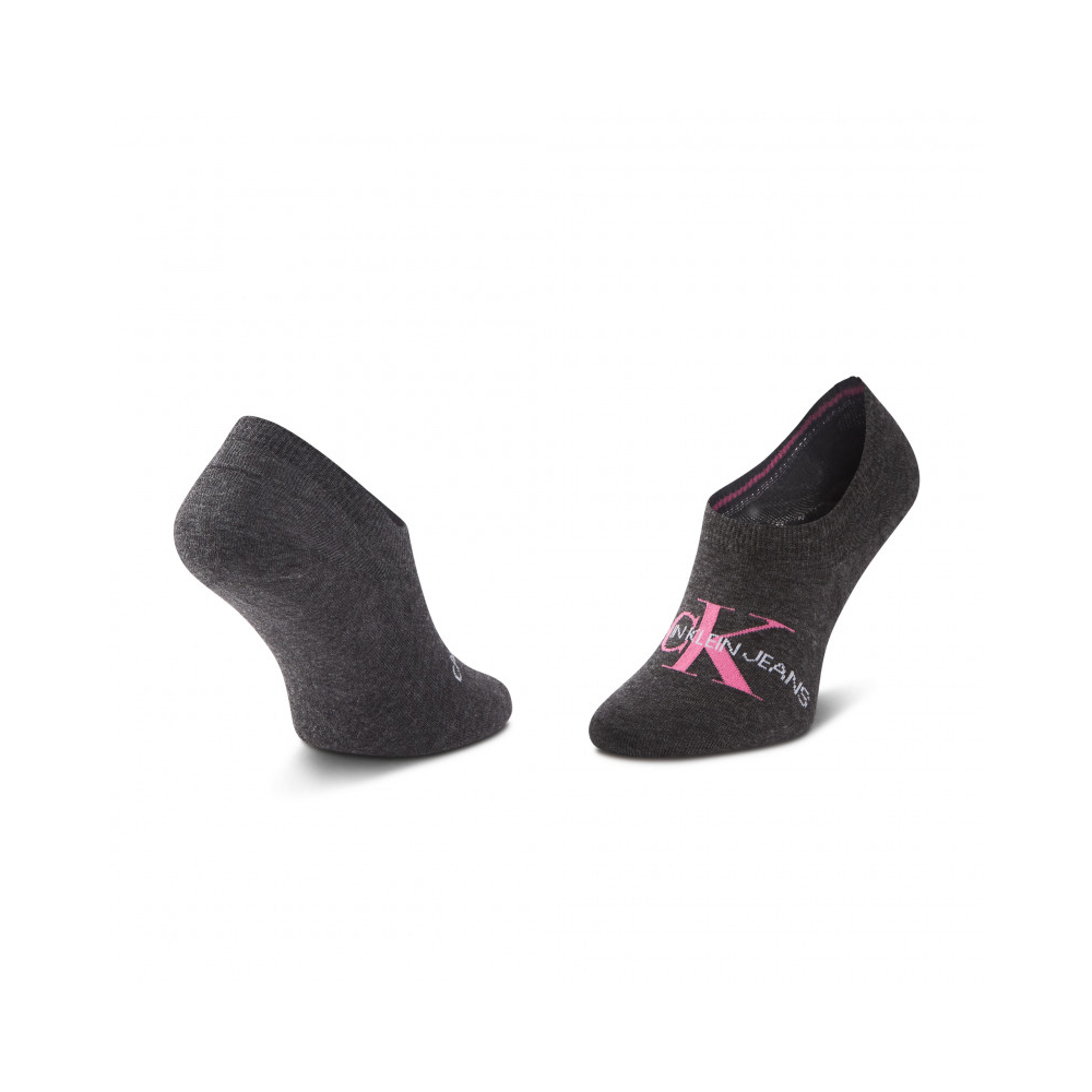 detail Calvin Klein dámské tmavě šedé ponožky