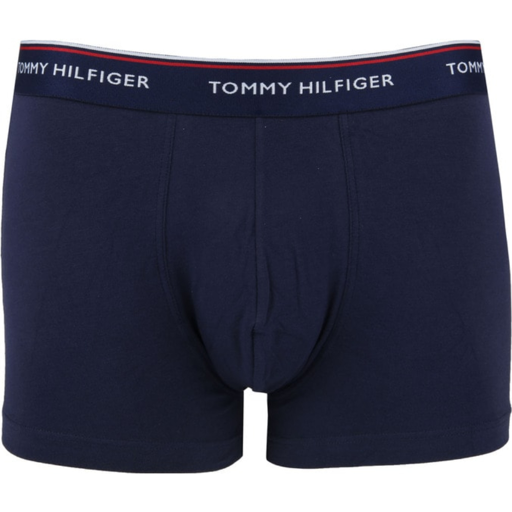 detail Tommy Hilfiger pánské tmavě modré boxerky 3pack