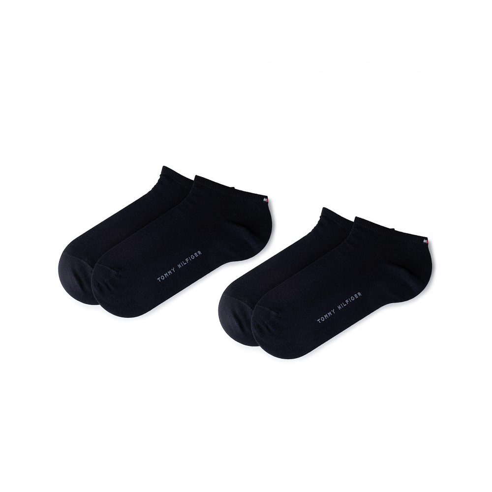 detail Tommy Hilfiger dámské černé ponožky 2 pack