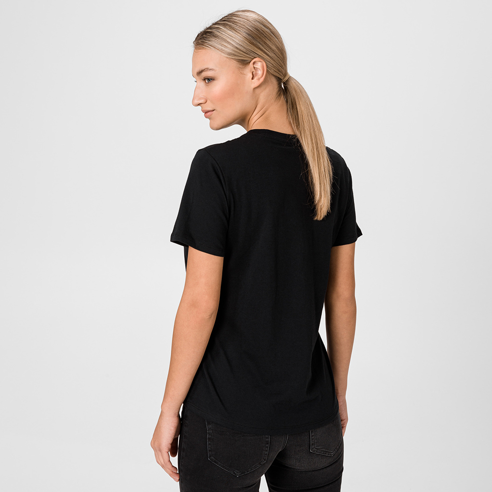 detail Pepe Jeans dámské černé triko