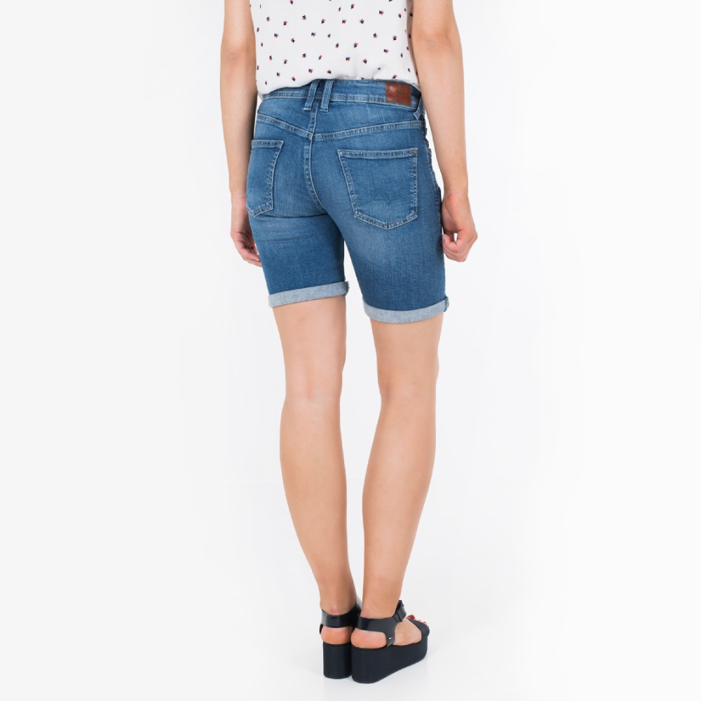 detail Pepe Jeans dámské džínové šortky Poppy