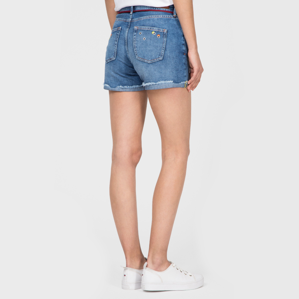 detail Pepe Jeans dámské džínové šortky Sparks