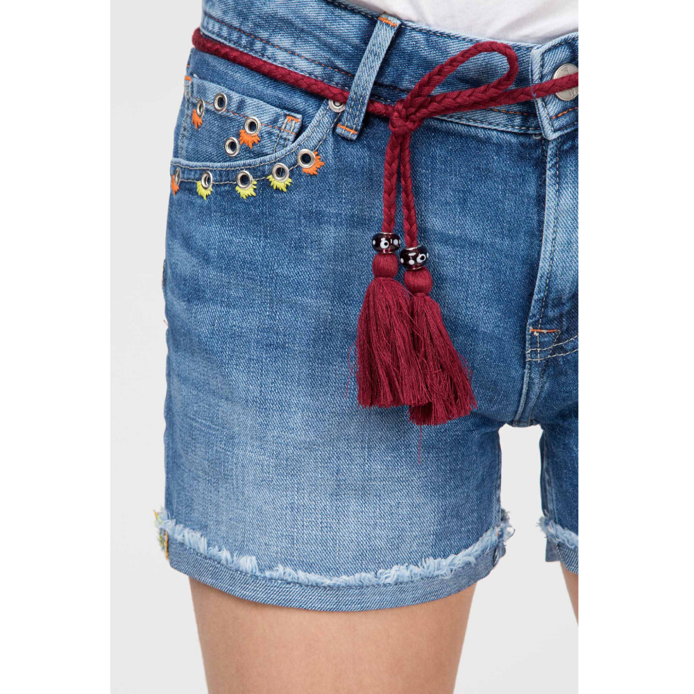 detail Pepe Jeans dámské džínové šortky Sparks