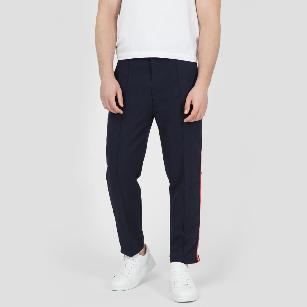 detail Pepe Jeans pánské tmavě modré kalhoty Bob