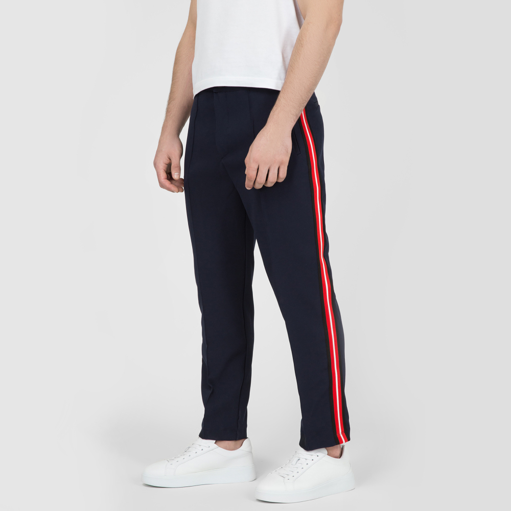 detail Pepe Jeans pánské tmavě modré kalhoty Bob