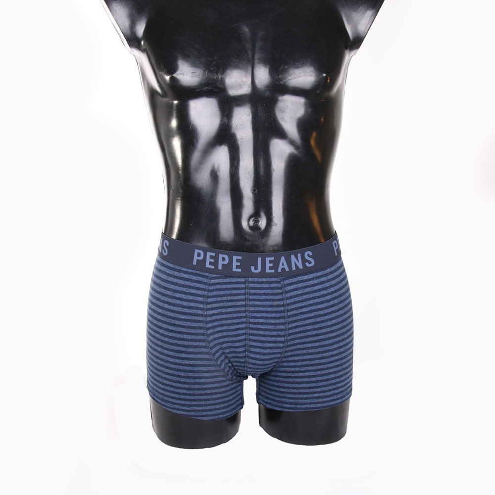 detail Pepe Jeans pánské modré boxerky Dillon 2 pack