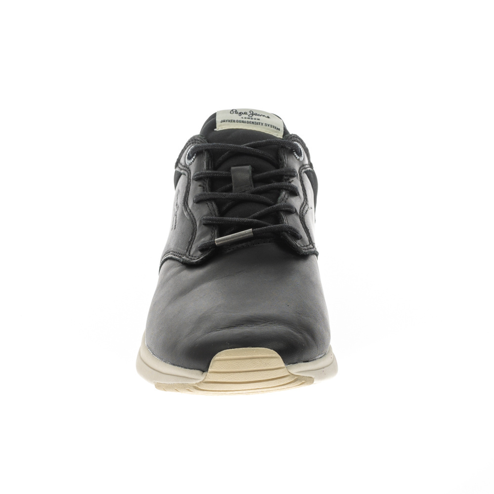 detail Pepe Jeans pánské černé tenisky Jayker