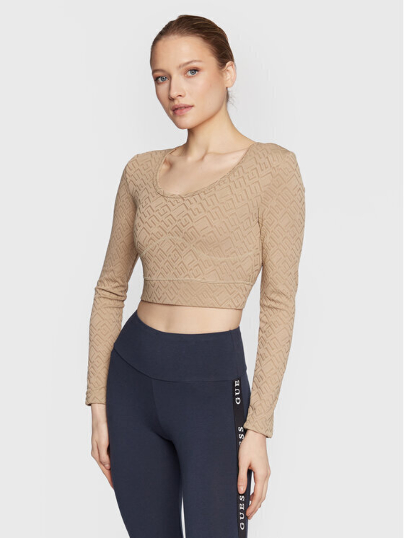 detail Guess dámský béžový sportovní top