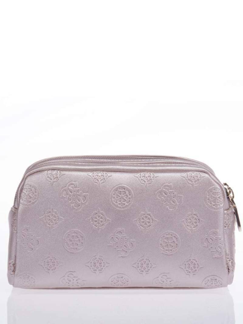 detail Guess dámská růžová kosmetická taška