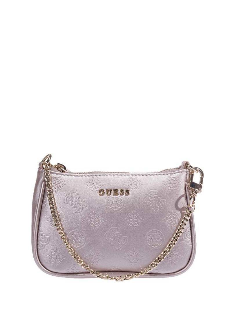 detail Guess dámská růžová mini kabelka