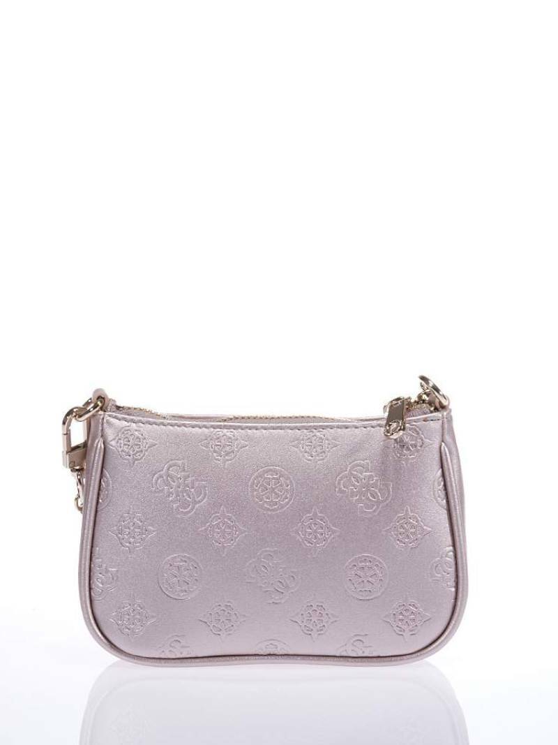 detail Guess dámská růžová mini kabelka