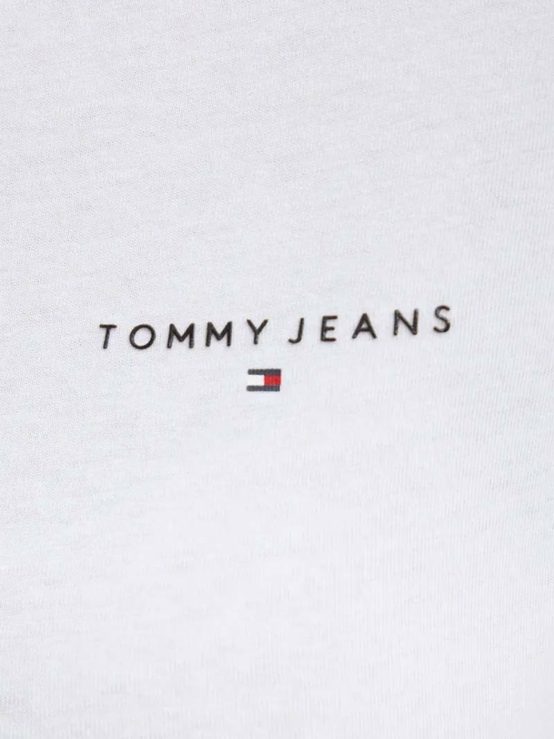 detail Tommy Jeans dámské bílé tričko