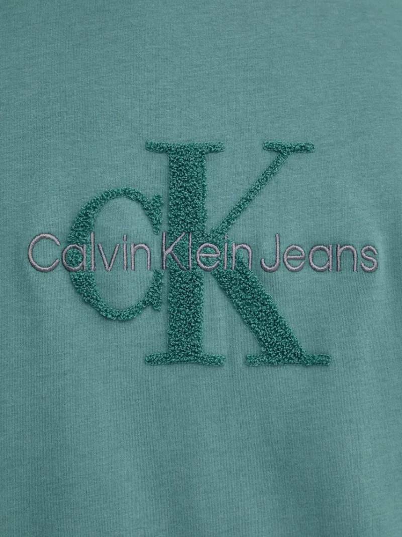 detail Calvin Klein pánské zelené tričko