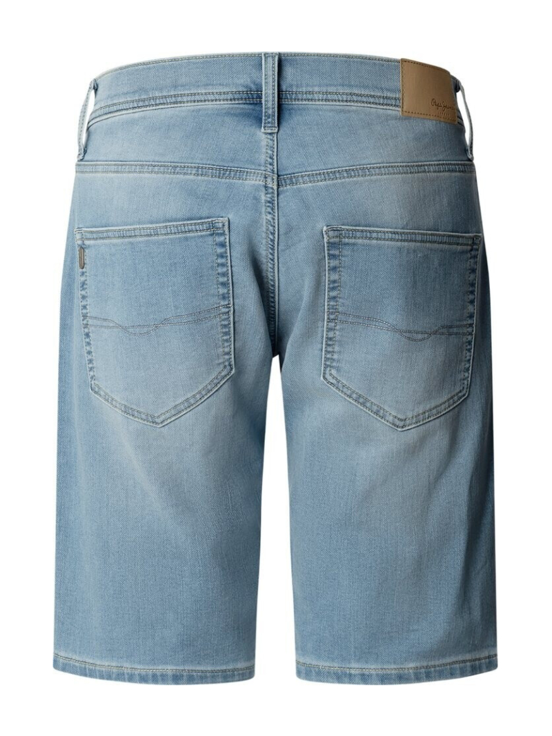detail Pepe Jeans pánské modré džínové šortky