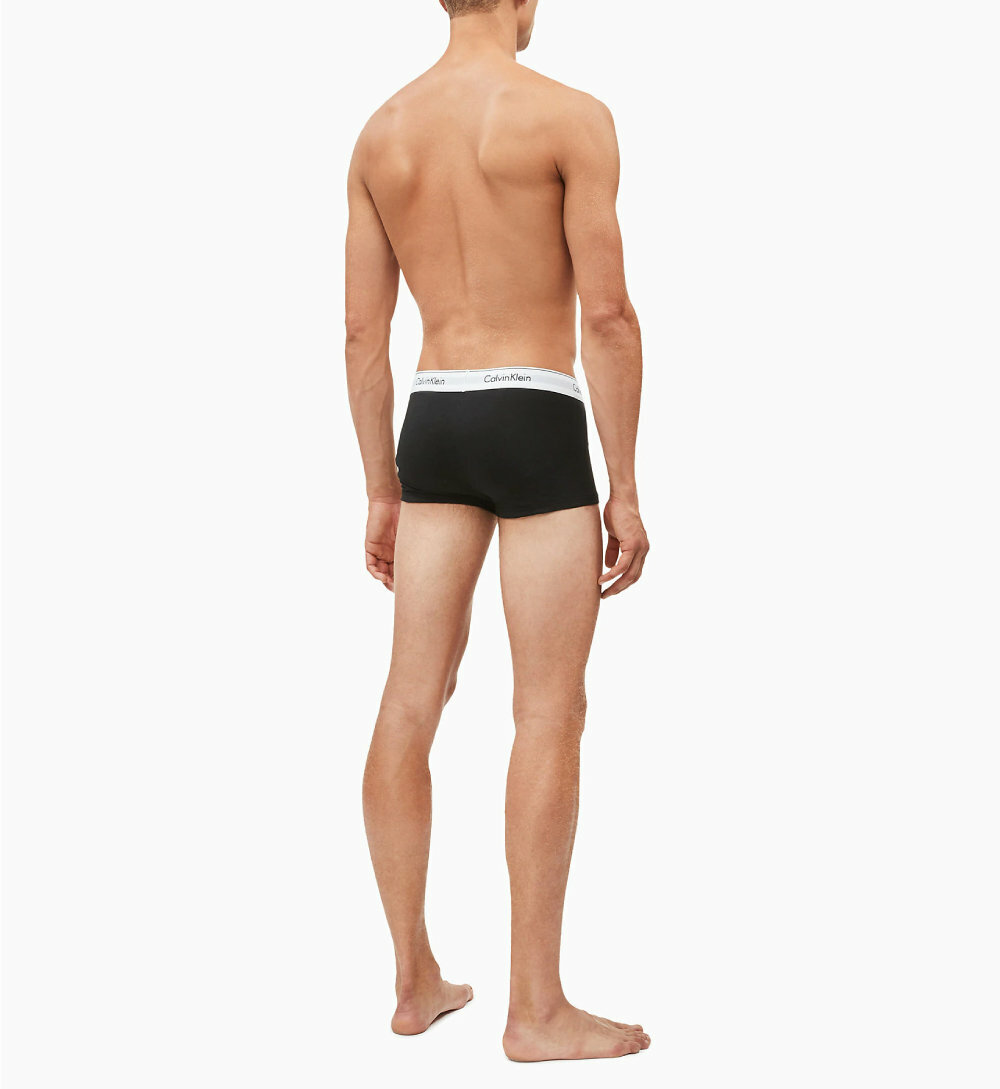 detail Calvin Klein pánské černé boxerky 2pack