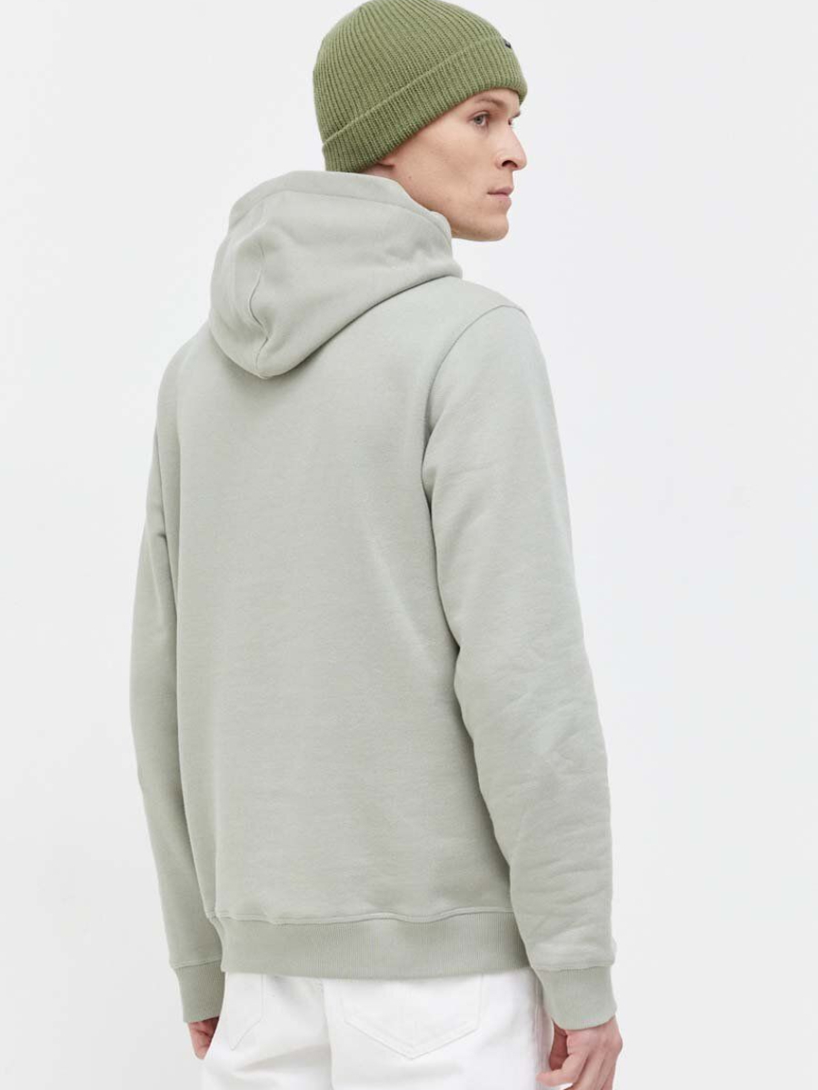 detail Tommy Jeans pánská zelená mikina