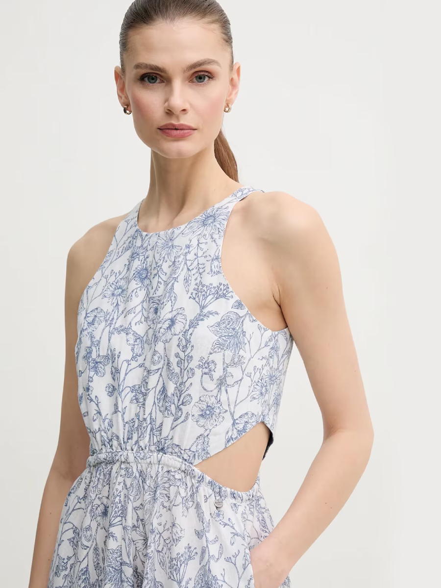 detail Pepe Jeans dámské vzorované šaty Donatella