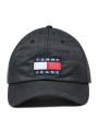 detail Tommy Jeans pánská černá kšiltovka