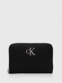 detail Calvin Klein dámská černá peněženka