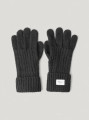 detail Pepe Jeans dámské černé rukavice