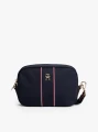detail Tommy Hilfiger dámská tmavě modrá kabelka