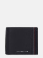 detail Tommy Hilfiger pánská černá peněženka