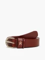 detail Tommy Hilfiger dámský tmavě červený pásek