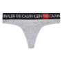 detail Calvin Klein dámská šedá tanga