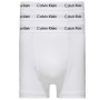 detail Calvin Klein pánské bílé boxerky 3 pack